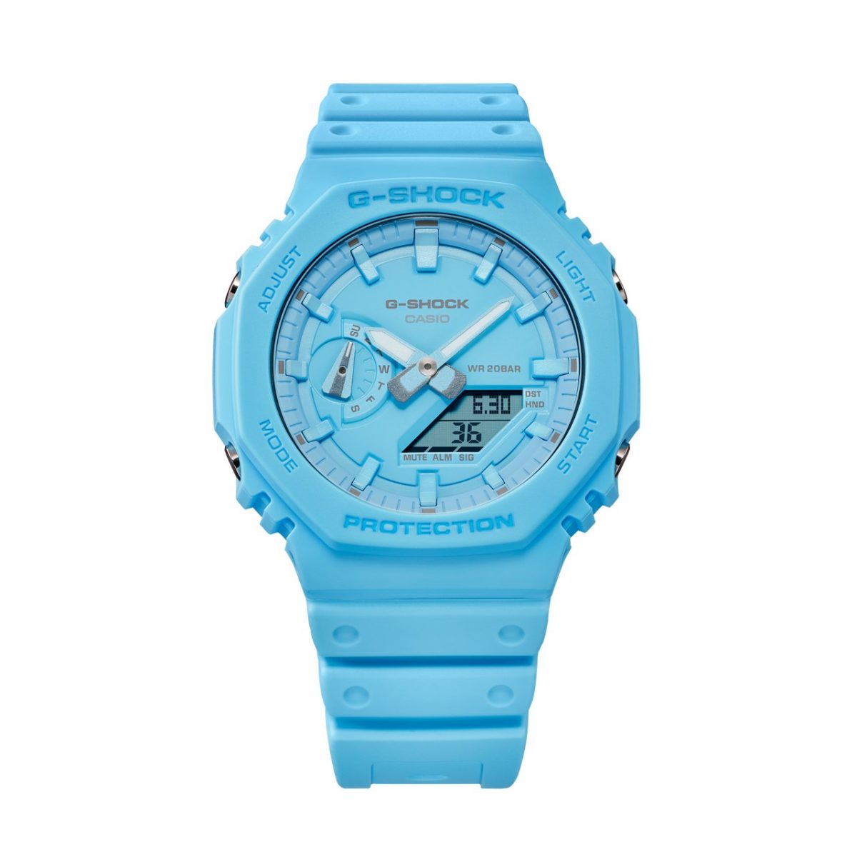 G-SHOCK GA-2100-2A2 手表 蓝色、浅蓝色 #3