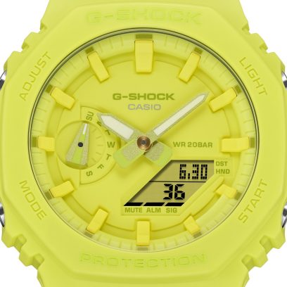 G-SHOCK GA-2100-9A9 手表 黄色 #5