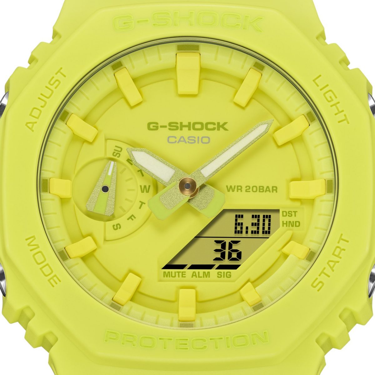 G-SHOCK GA-2100-9A9 手表 黄色 #5