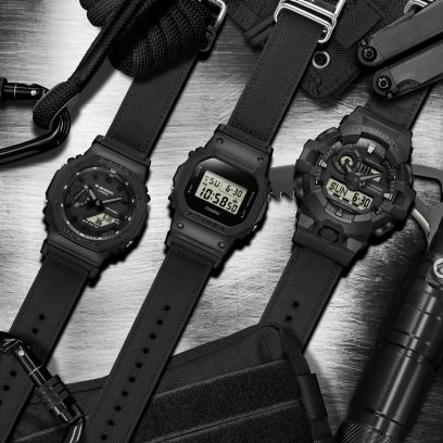 From left: GA-2100BCE-1A, DW-5600BCE-1, GA-700BCE-1A #3