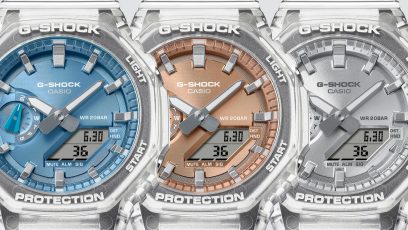 GA-2100BM-7A5 带有一抹色彩的表盘：增添潮流气息 #3