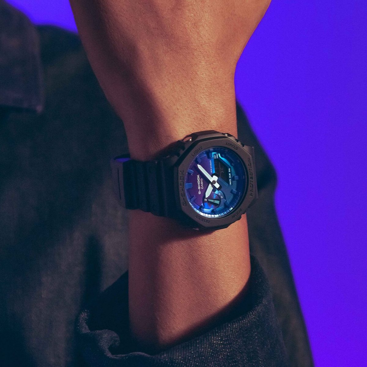 G-SHOCK GA-2100FL-1A 手表 黑色 #2