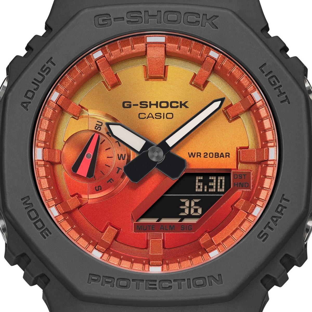 G-SHOCK GA-2100FL-8A 手表 灰色 #9