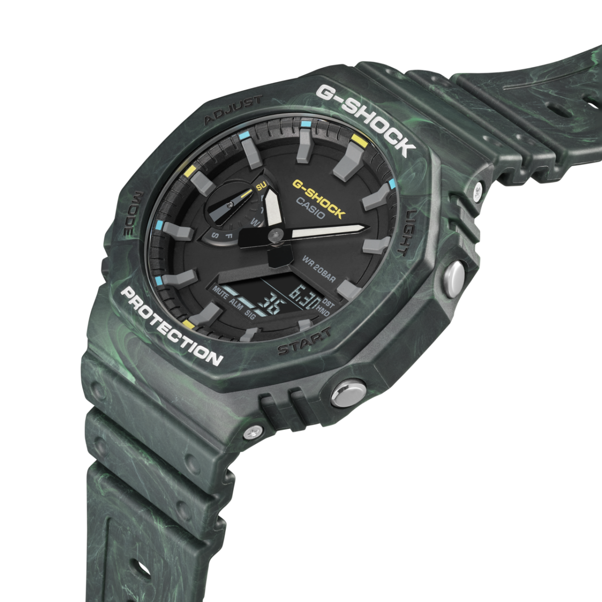 G-SHOCK GA-2100FR-3A 手表 绿色 #2