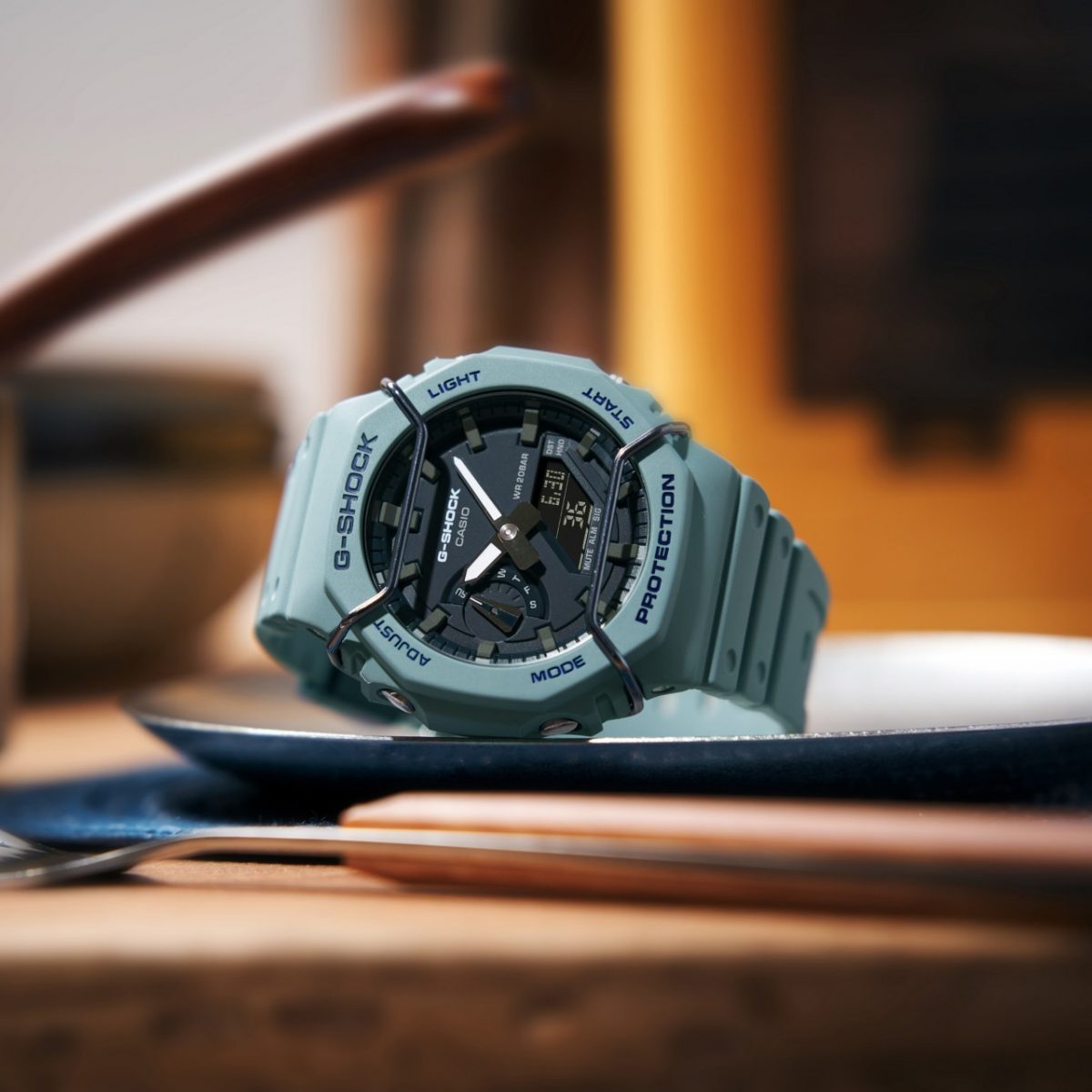 G-SHOCK GA-2100PT-2A 手表 蓝色、浅蓝色 #6