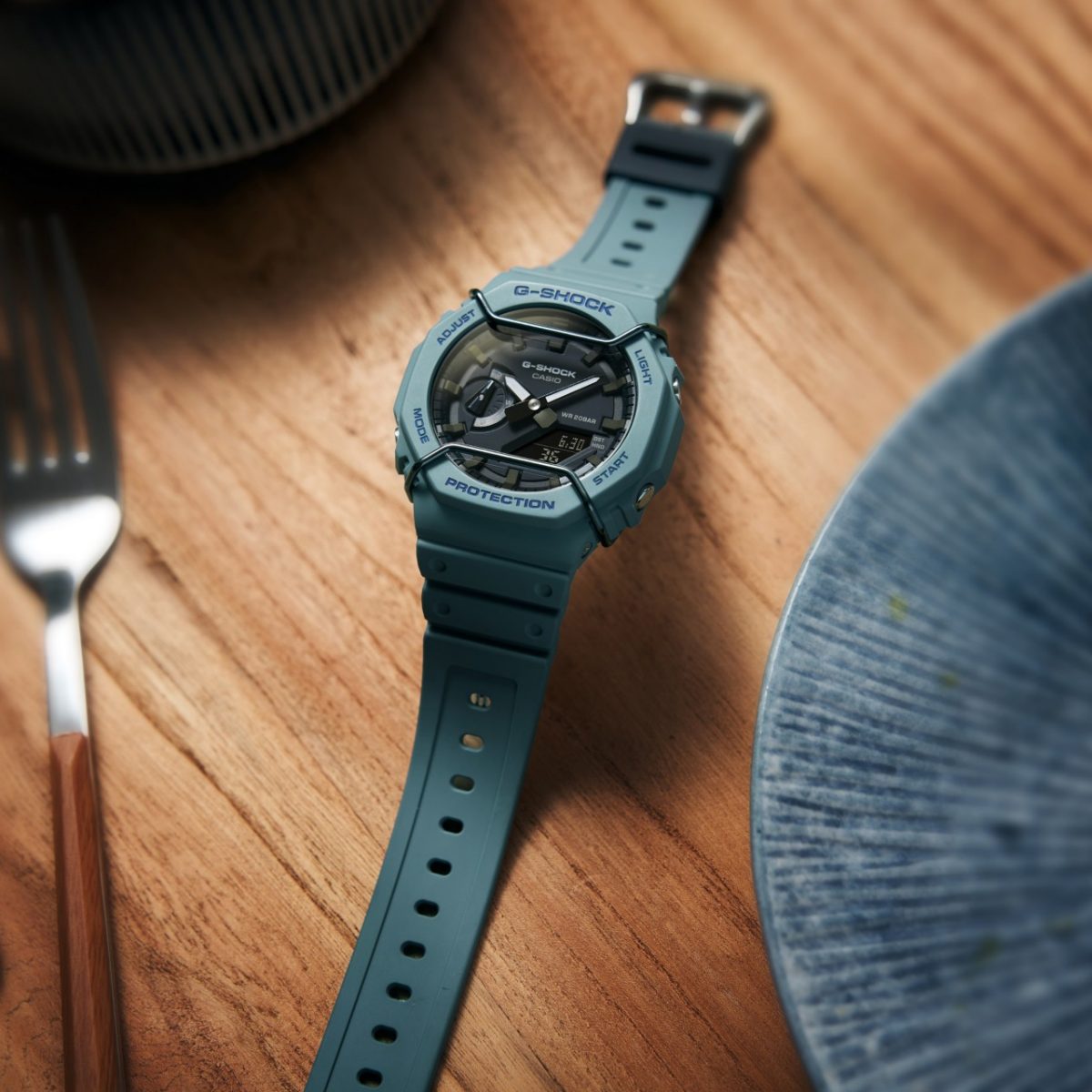 G-SHOCK GA-2100PT-2A 手表 蓝色、浅蓝色 #5