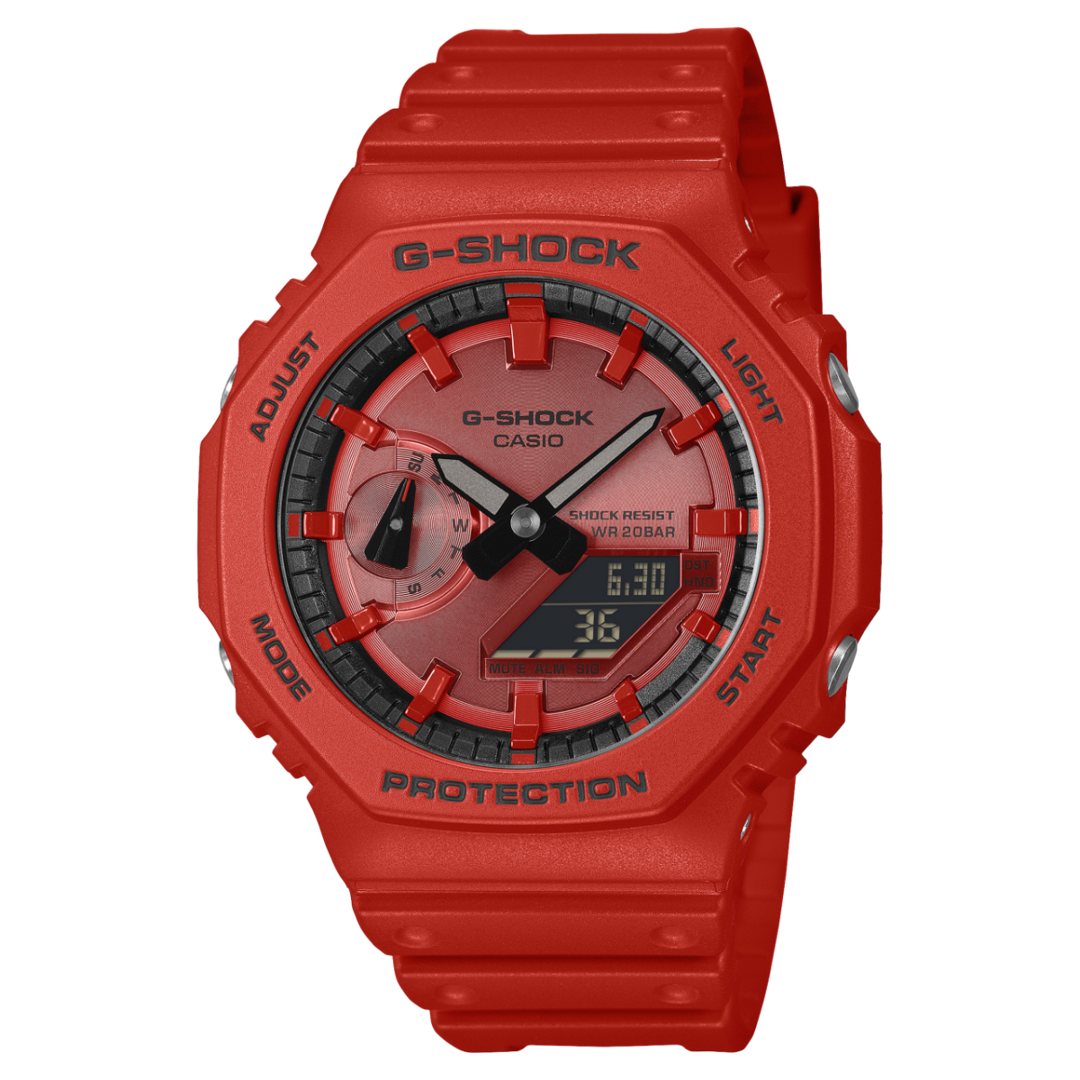 G-SHOCK GA-2100RRB-4A 手表 红色 #1
