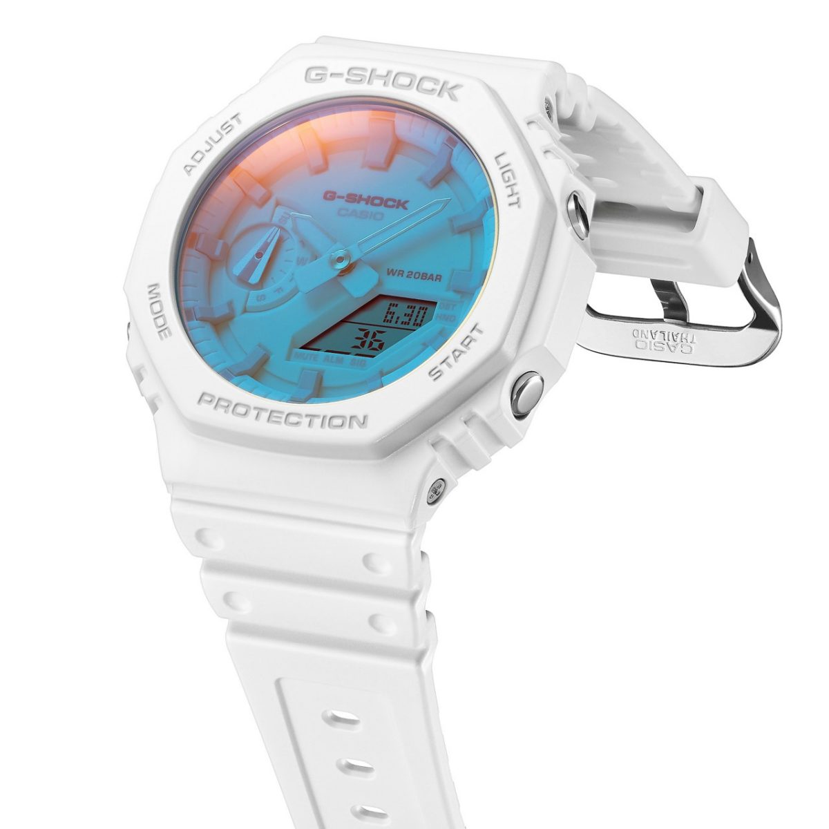 G-SHOCK GA-2100TL-7A 手表 白色 #6
