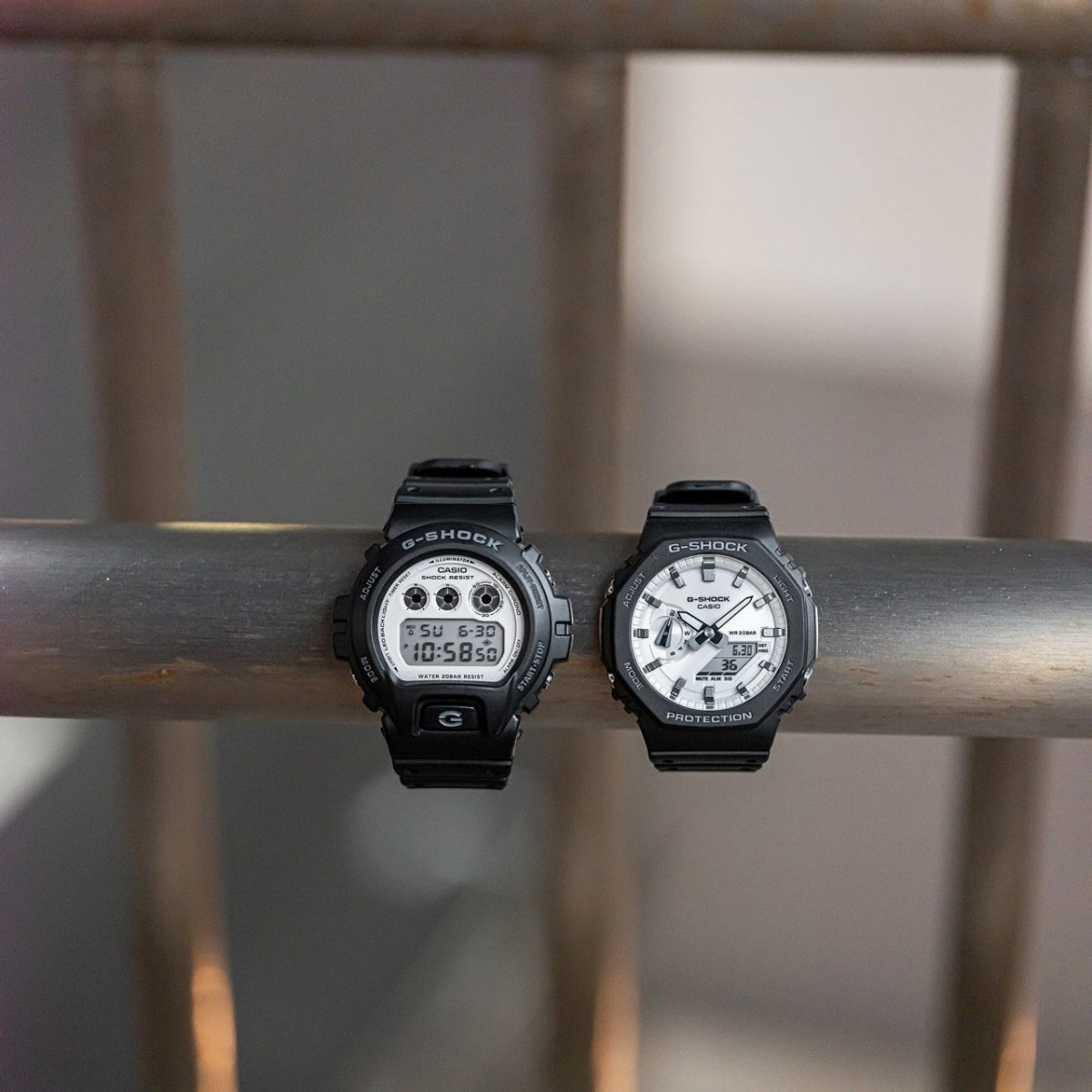 从左向右：DW-6900WD-1、GA-2100WD-1A #6