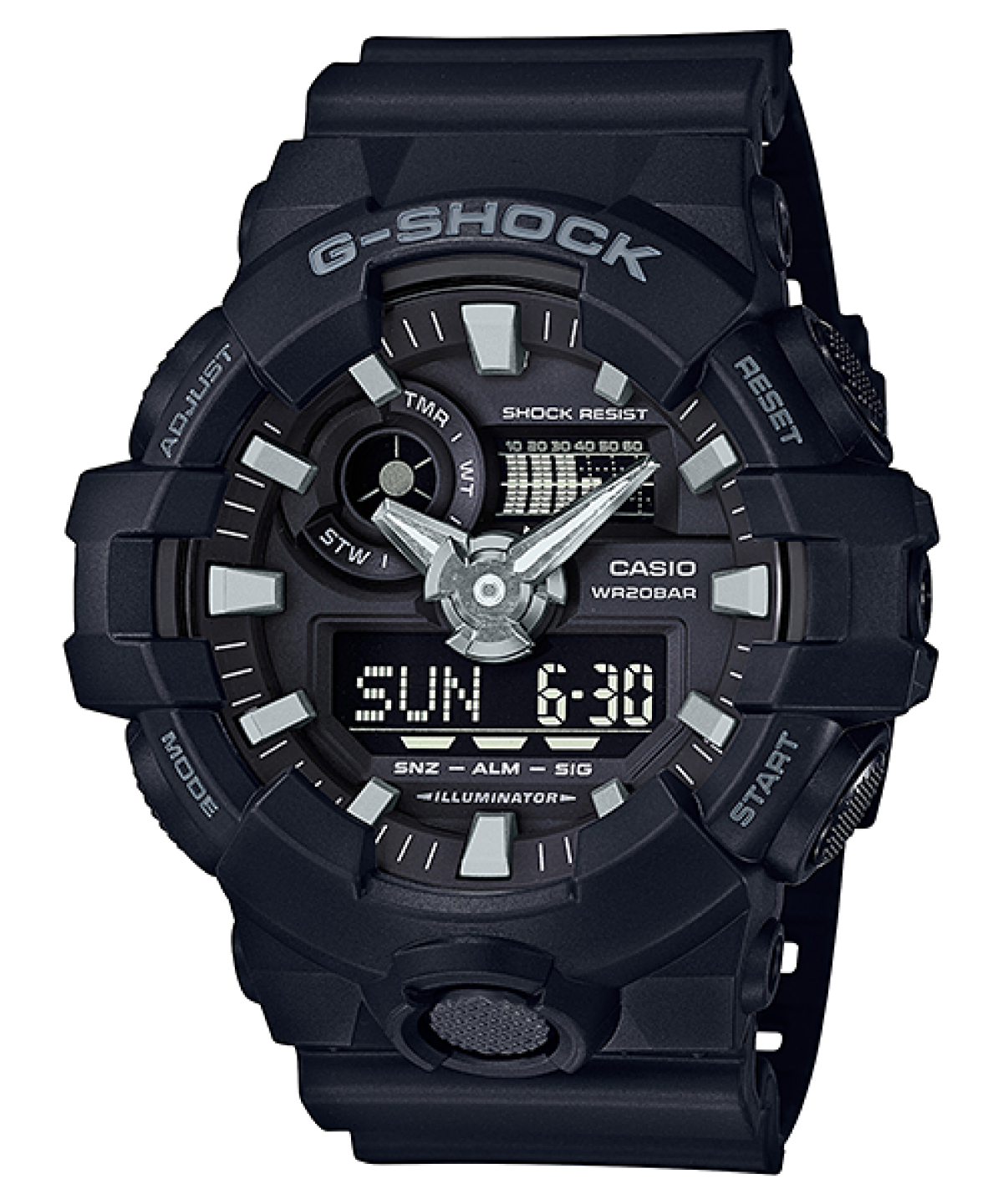 G-SHOCK GA-700-1B 手表 黑色 #1