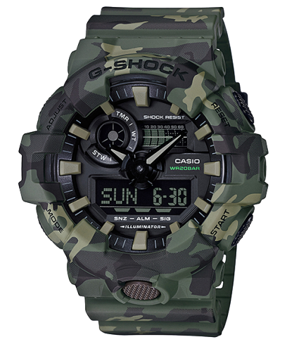 G-SHOCK GA-700CM-3A 手表 绿色 #1