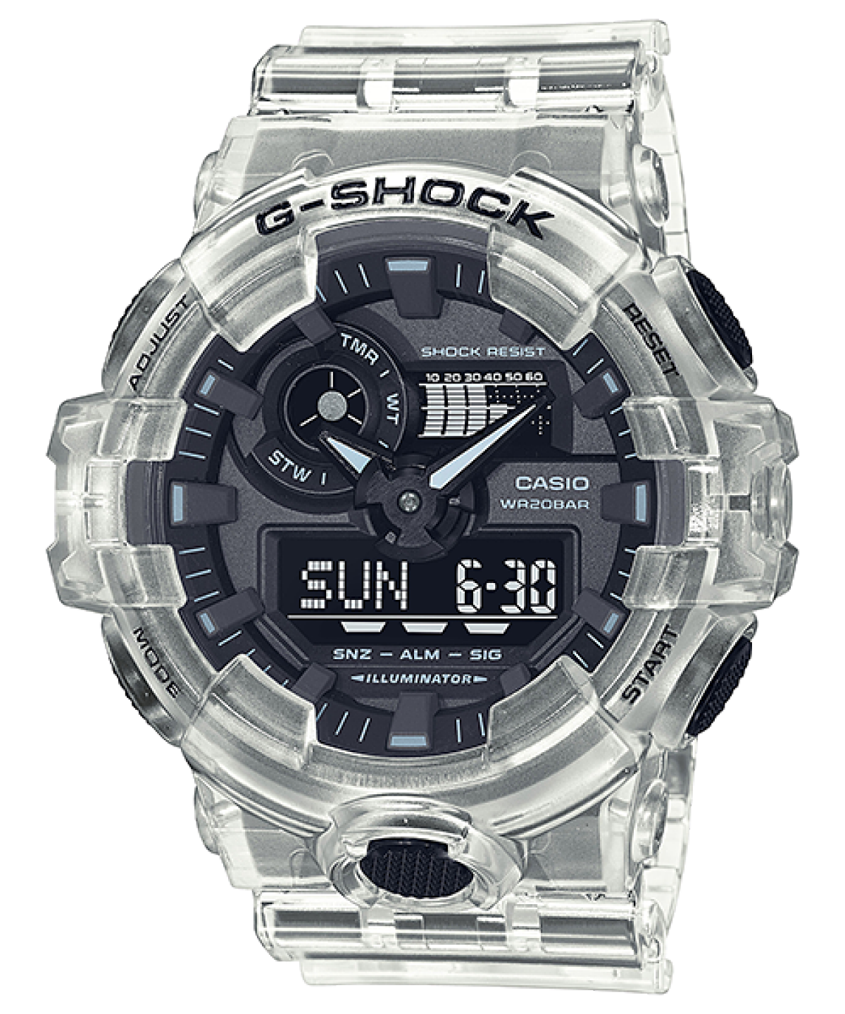 G-SHOCK GA-700SKE-7A 手表 透明色 #1