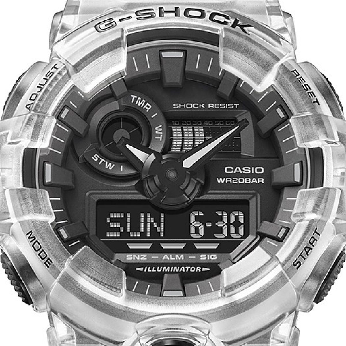 G-SHOCK GA-700SKE-7A 手表 透明色 #6