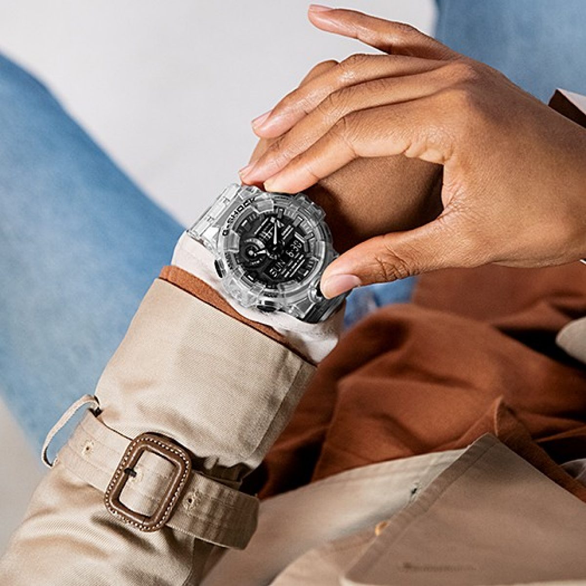 G-SHOCK GA-700SKE-7A 手表 透明色 #11