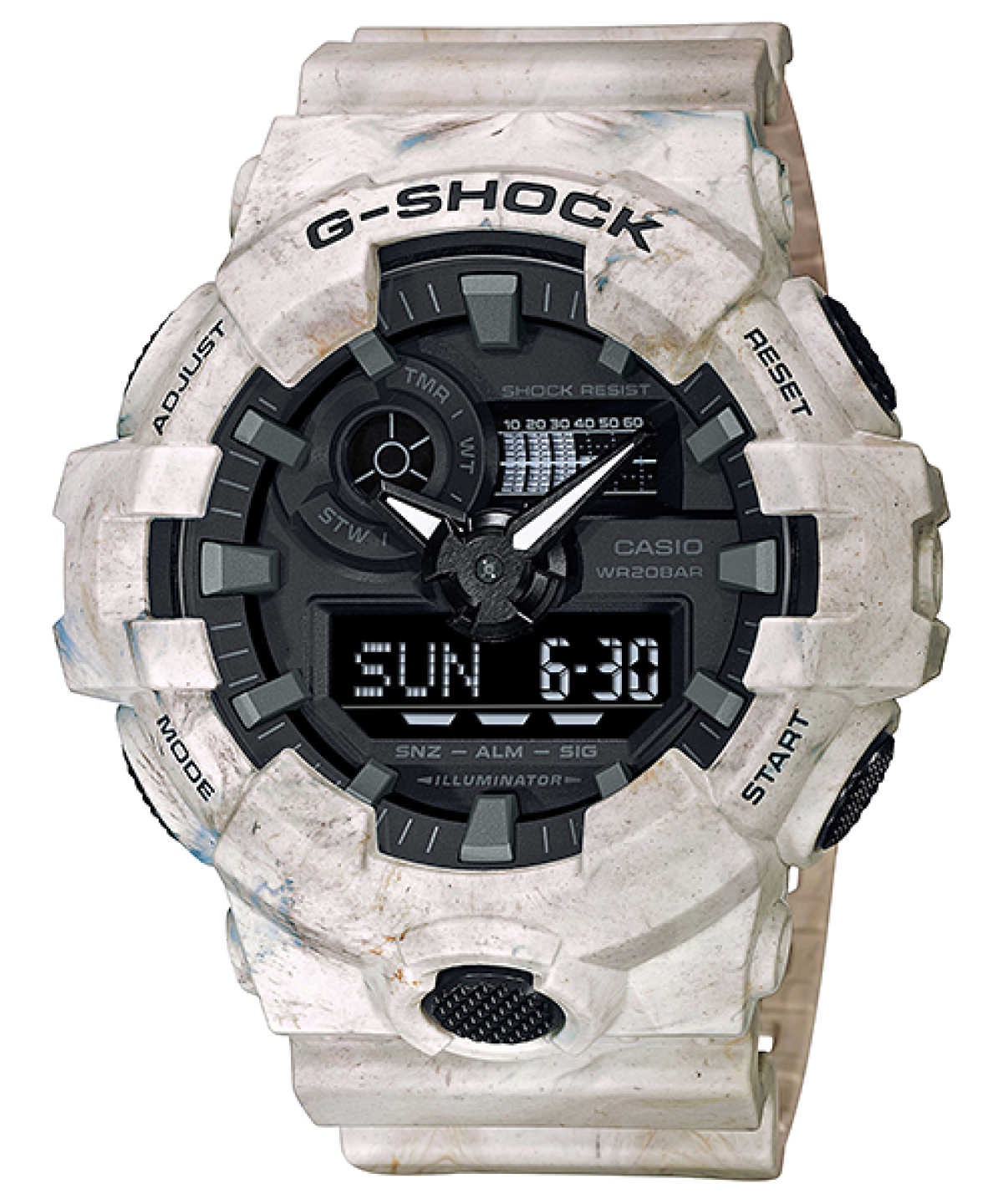 G-SHOCK GA-700WM-5A 手表 米色 #1