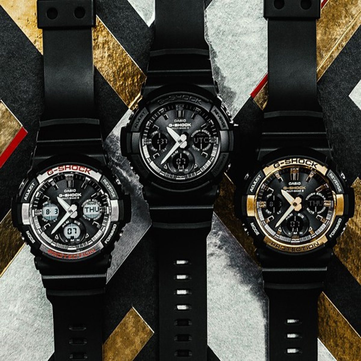 G-SHOCK GAW-100B-1A 手表 黑色 #7