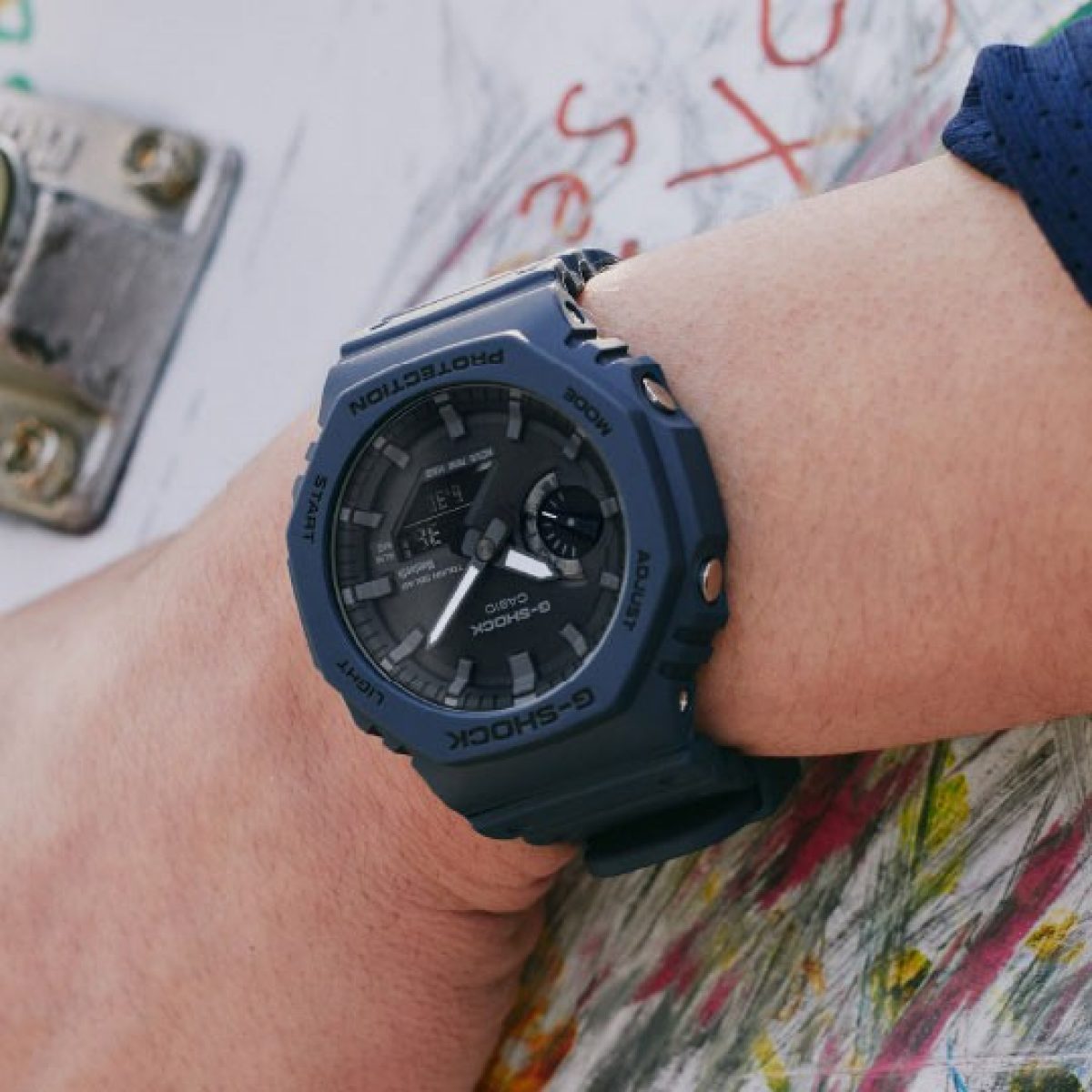 G-SHOCK GA-B2100-2A 手表 蓝色、浅蓝色 #2