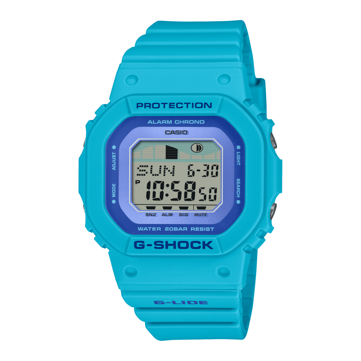 G-SHOCK GLX-S5610-2 手表 蓝色、浅蓝色 #1