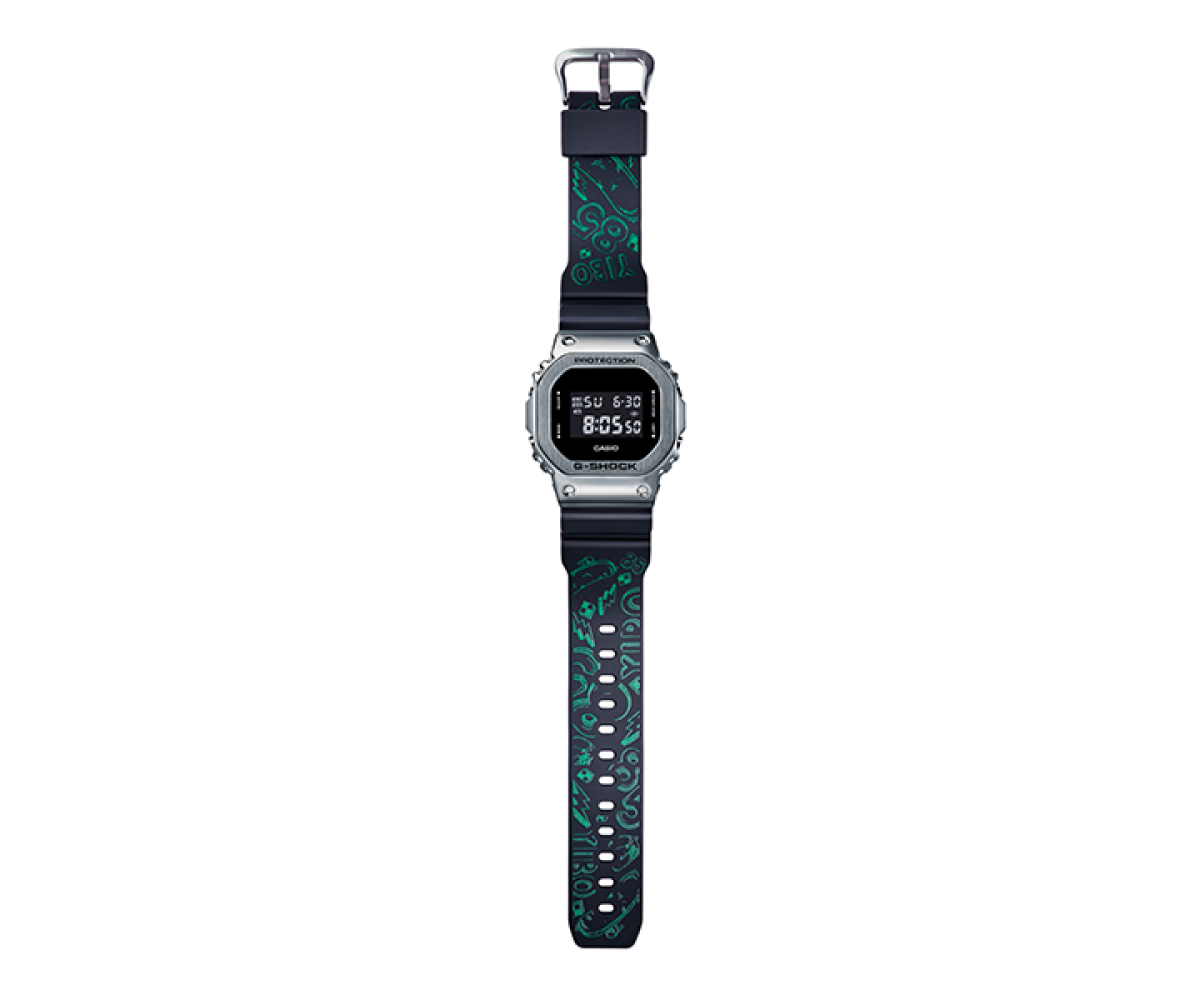 G-SHOCK GM-5600-1PRWYB 手表 银色 #3