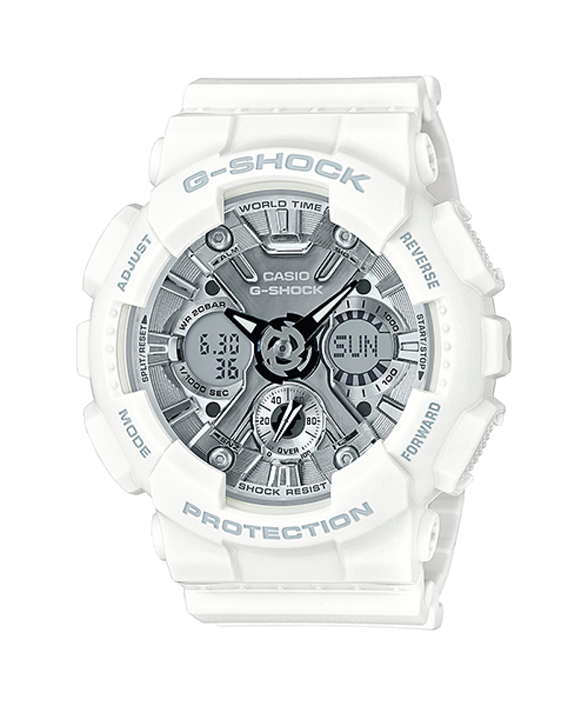 G-SHOCK GMA-S120MF-7A1 手表 白色 #1