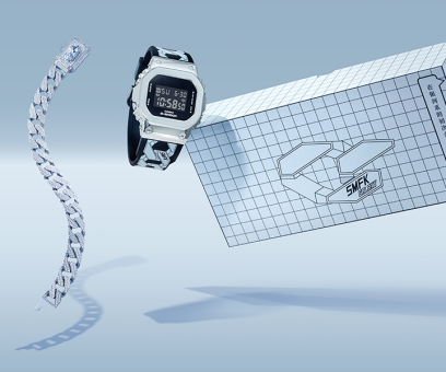 G-SHOCK GM-S5600-1PRS 手表 银色 #2