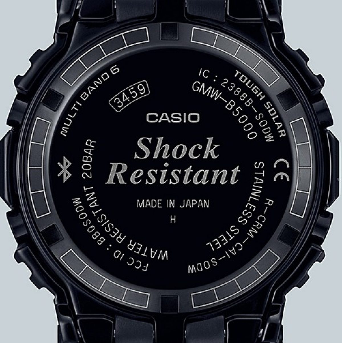 G-SHOCK GMW-B5000CS-1 手表 黑色 #5