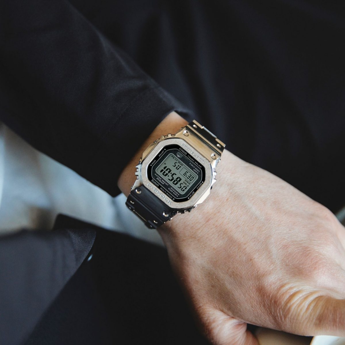 G-SHOCK GMW-B5000D-1 手表 银色 #13