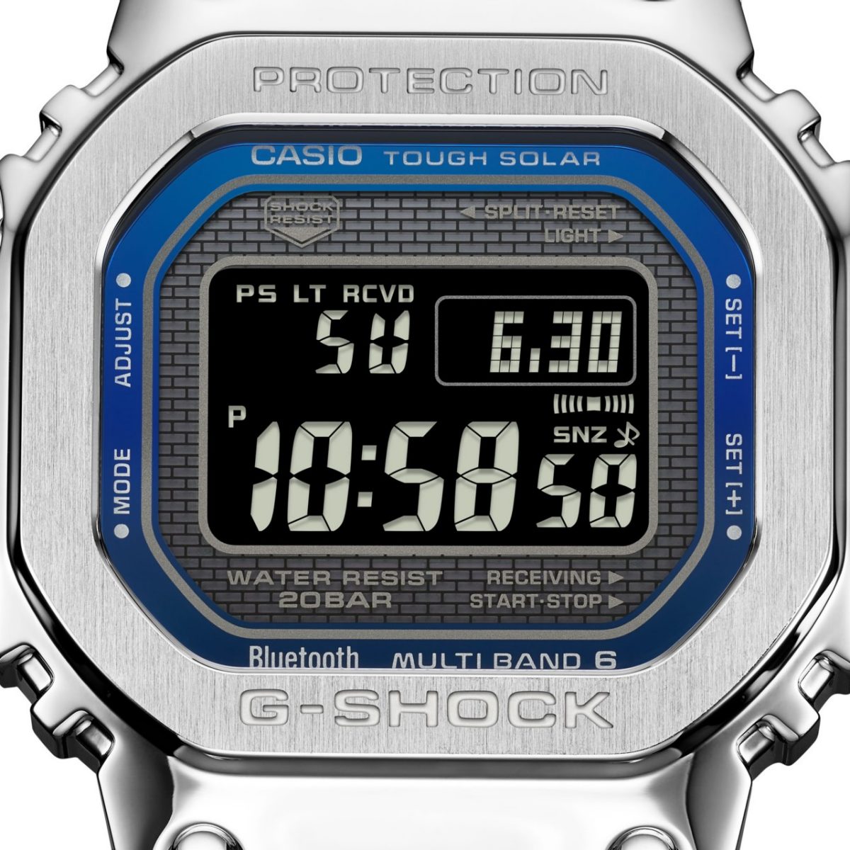 G-SHOCK GMW-B5000D-2 手表 银色 #8