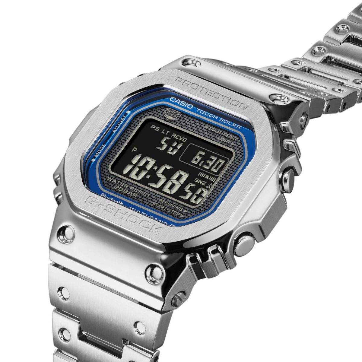 G-SHOCK GMW-B5000D-2 手表 银色 #9