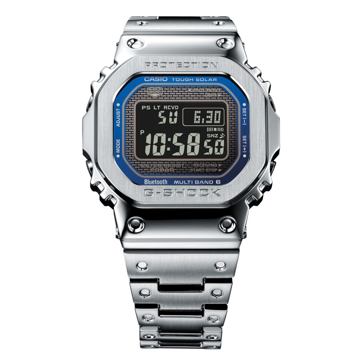 G-SHOCK GMW-B5000D-2 手表 银色 #4