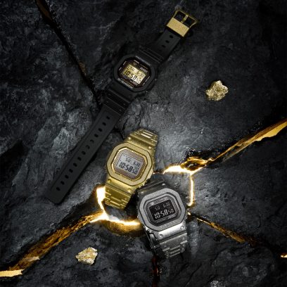 从左至右：DW-5040PG-1、GMW-B5000PG-9、GMW-B5000PS-1 #11