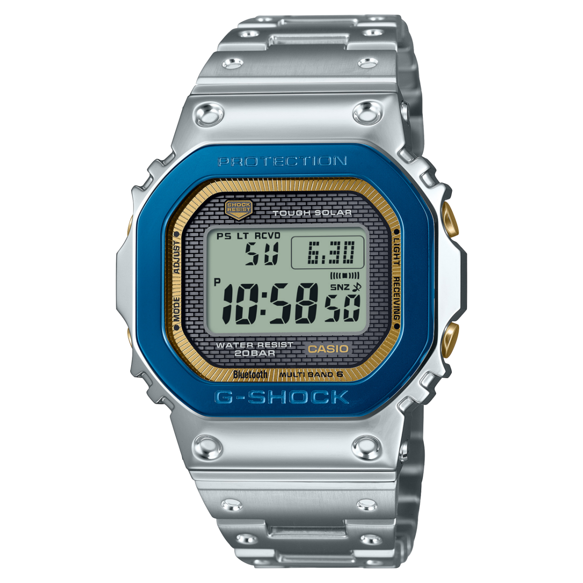 G-SHOCK GMW-B5000SS-2 手表 蓝色、浅蓝色 #1