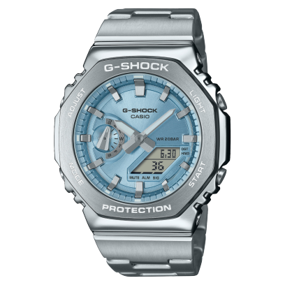 G-SHOCK GM-2110D-2A 手表 银色 #1