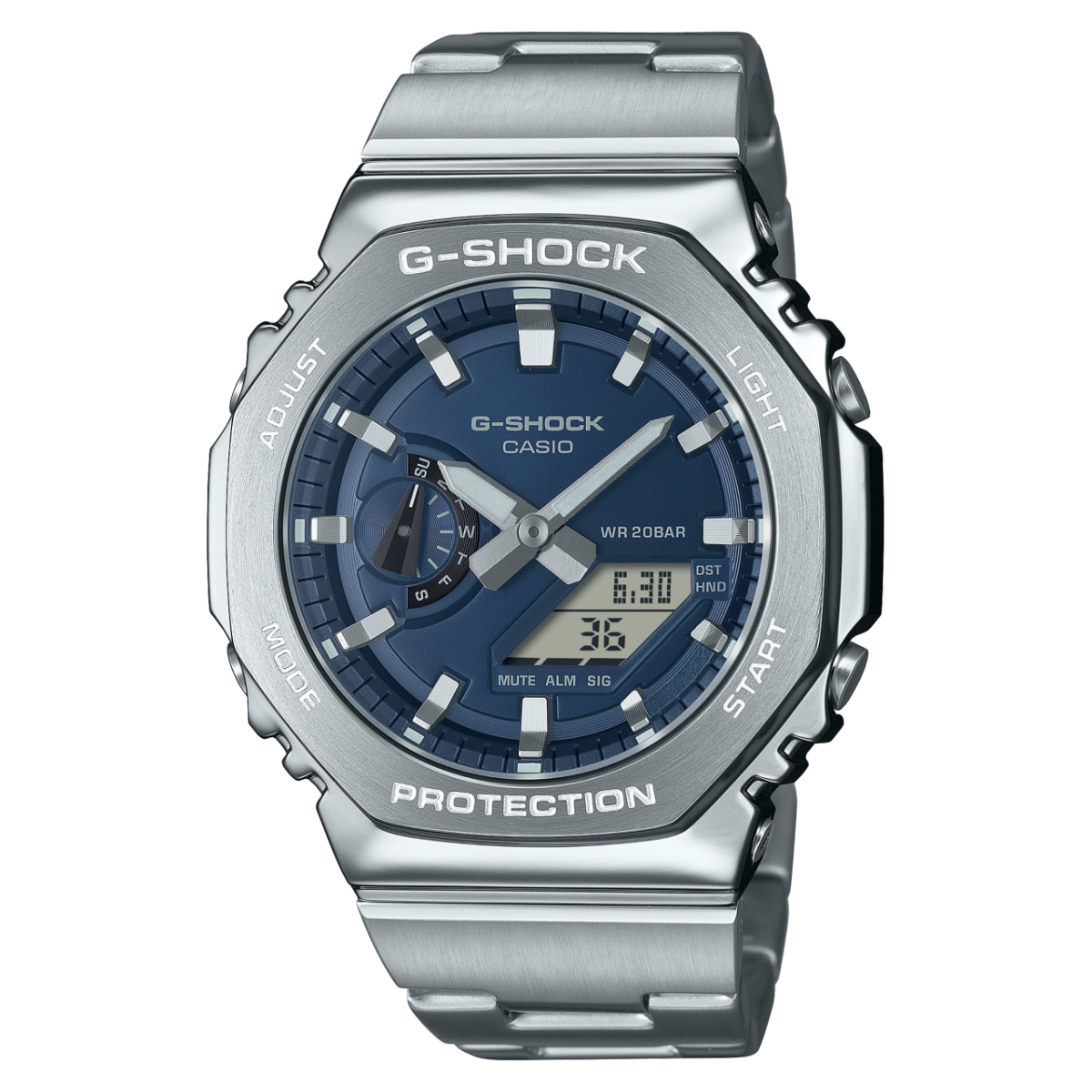 G-SHOCK GM-2110D-2B 手表 银色 #1