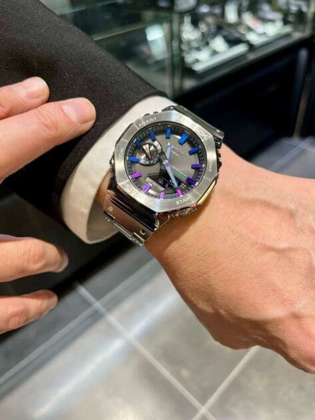 G-SHOCK GM-B2100PC-1A 手表 银色 #12