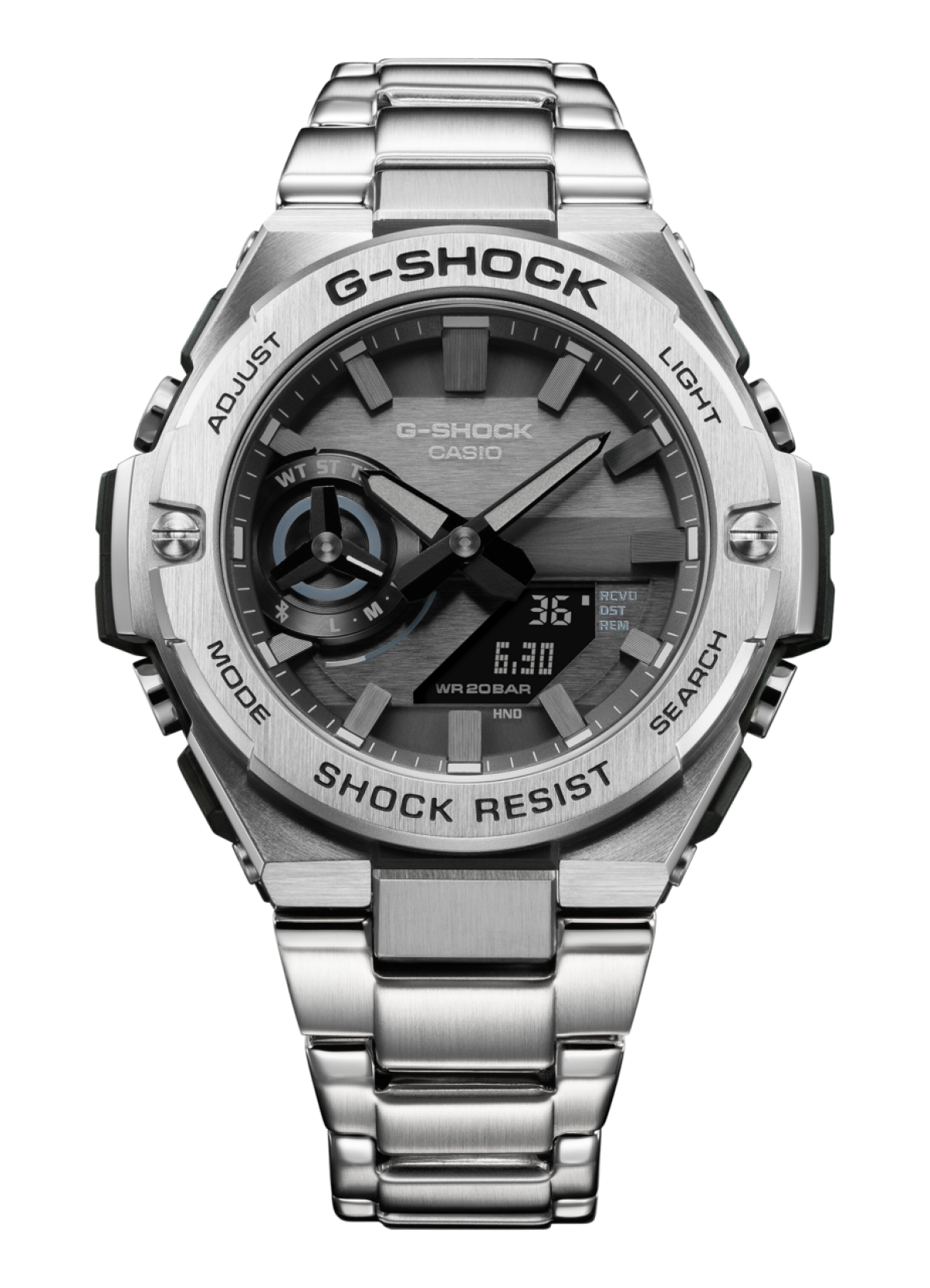 G-SHOCK GST-B500D-1A1 手表 银色 #3