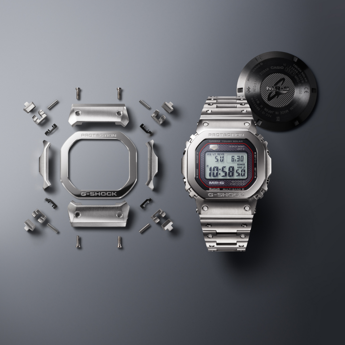 G-SHOCK MRG-B5000D-1 手表 银色 #2