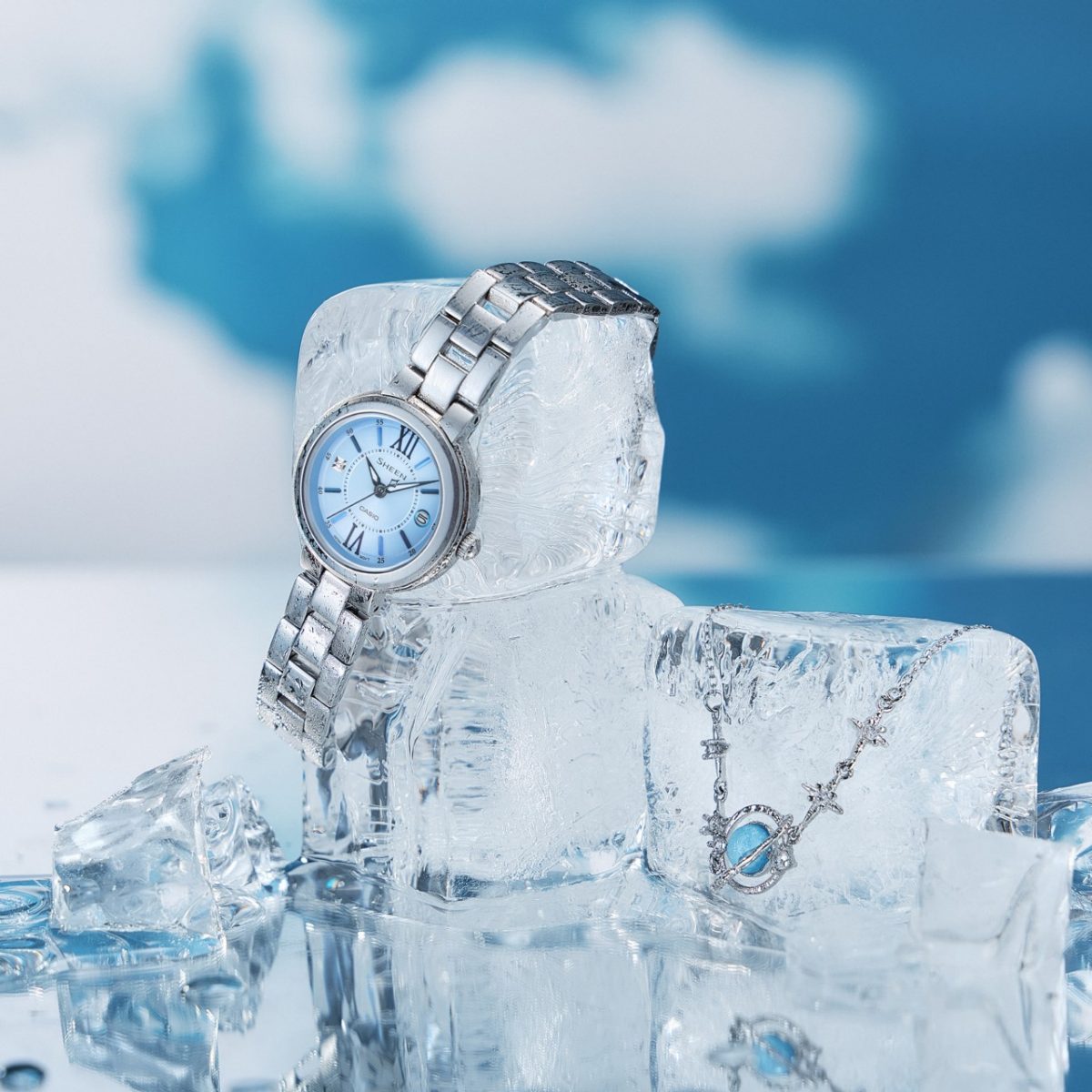 SHEEN SHE-4528D-2A 手表 银色 #4