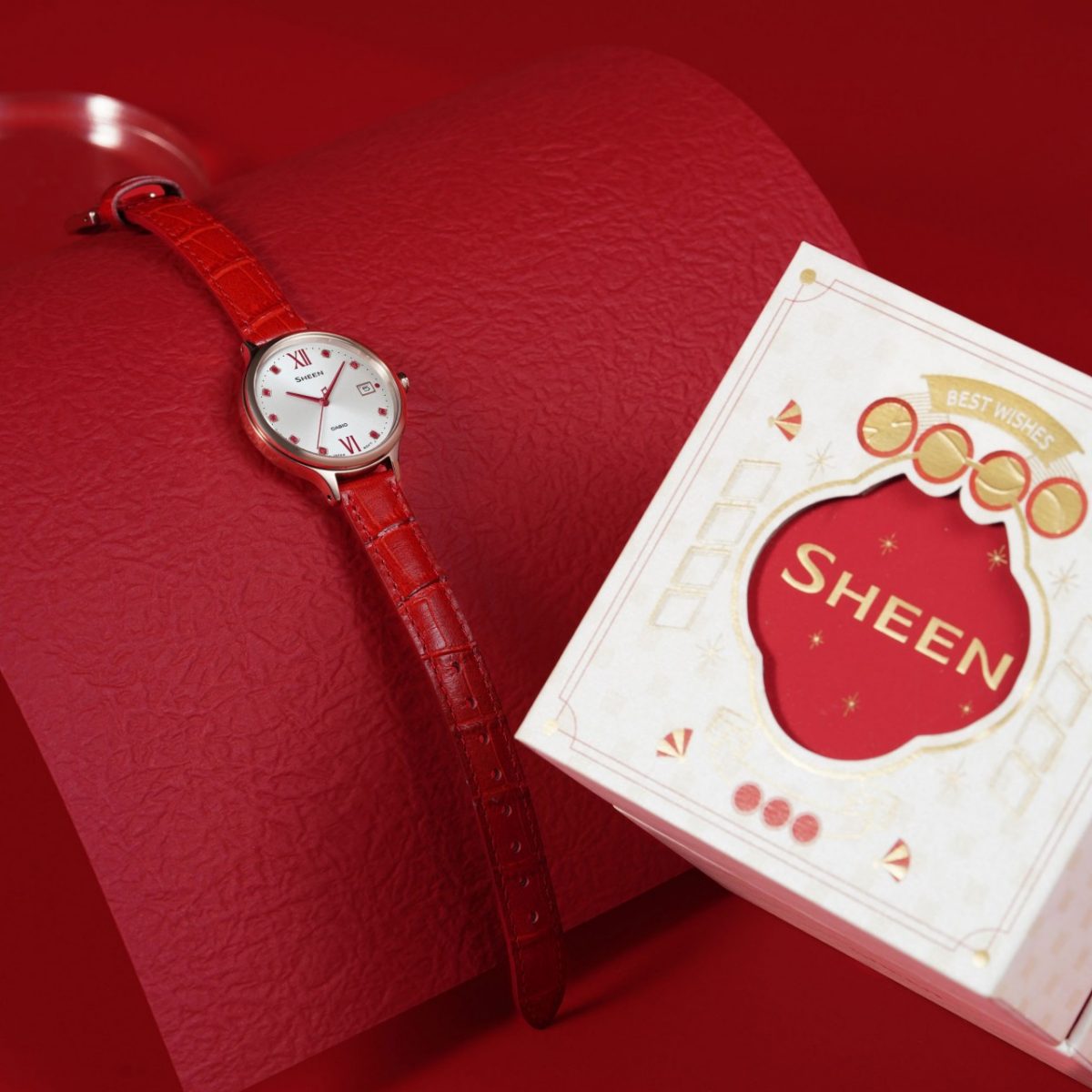 SHEEN SHE-4553CGL-7AUPRN 手表 蜜桃金色 #4