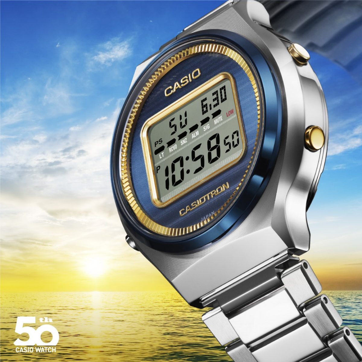 CASIO TRN-50SS-2A 手表 蓝色、浅蓝色 #2